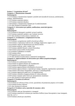 C &ndash; Albo Fornitori