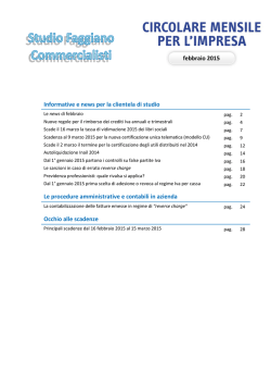 Circolare Febbraio 2015 - Studio Faggiano