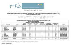 A019 - Universit&agrave; degli Studi del Sannio
