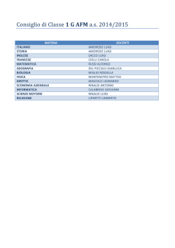 1G AFM - A. Fraccacreta
