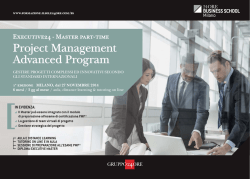 Scarica la Brochure - Il Sole 24 Ore Business School