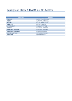 5B AFM - A. Fraccacreta