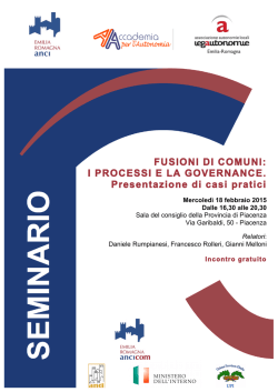 Programma e scheda di iscrizione