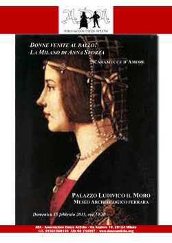donne venite al ballo! - Carnevale Rinascimentale a Ferrara