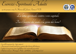 La lotta spirituale contro i vizi capitali. Tra il fascino del male e la