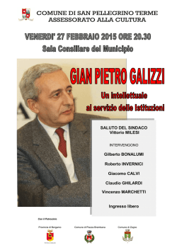 GALIZZI volantino - Comune di San Pellegrino Terme
