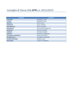 2G AFM - A. Fraccacreta