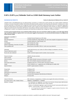 Defender Vonti su LVMH Mo&euml;t Hennessy Louis