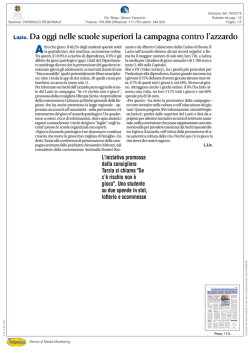 Avvenire - Da oggi nelle scuole superiori la