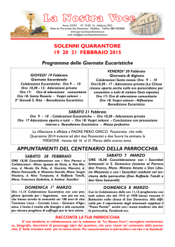Leggete l`ultimo numero