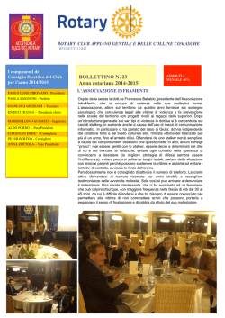 bollettino n.23 - Rotary Appiano Gentile