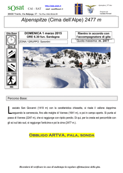 Alpenspitze (Cima dell`Alpe) 2477 m