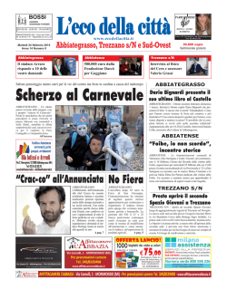 abbiategrasso - L`eco della citt&agrave;