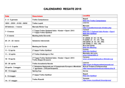 Scarica il calendario 2015 in pdf