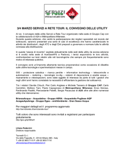 comunicato stampa - Ato Città di Milano