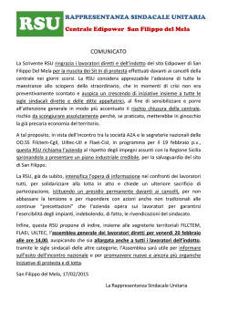 2015.02.17 comunicato rsu