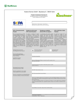 Muster eines SEPA-Lastschrift-Mandates, 4