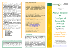 Scarica la brochure del master
