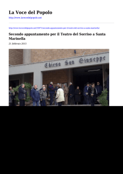 Secondo appuntamento per il Teatro del Sorriso a Santa Marinella