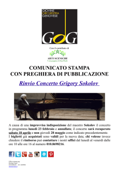 Comunicato-stampaAnnullamento