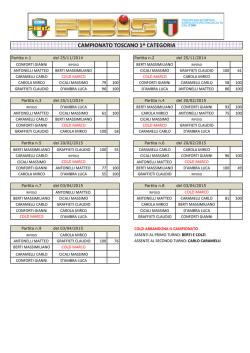 Tabellini - FIBIS Firenze