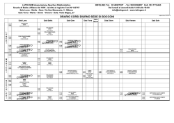 Scarica calendario corsi