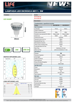 3W 190 lm - Life Electronics SpA
