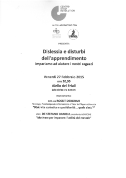 Serata dislessia