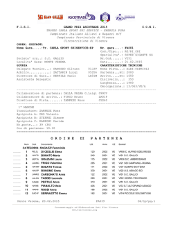 ordine di partenza - fa081