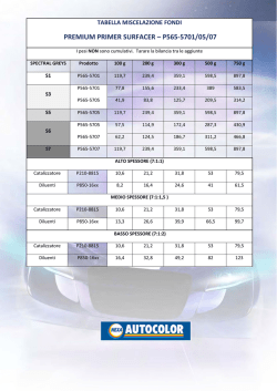 PREMIUM PRIMER SURFACER &ndash; P565-5701/05/07