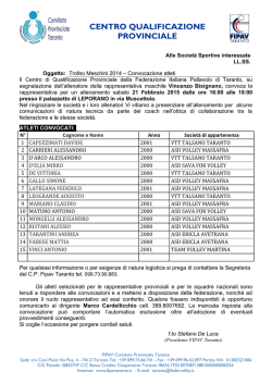 CENTRO QUALIFICAZIONE PROVINCIALE