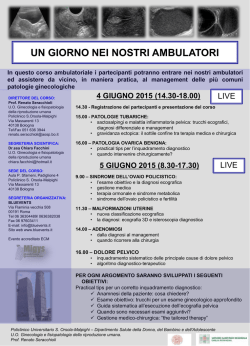 Programma preliminare