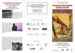 L`Esposizione Internazionale di Genova del 1914