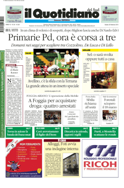 Primarie Pd, ora &egrave; corsa a tre