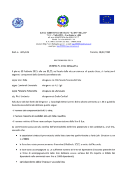 Leggi tutto - Liceo Scientifico Statale Battaglini