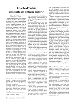 L`isola d`Ischia descritta da antichi autori *