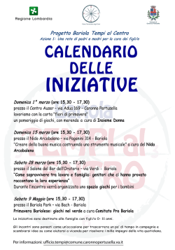 manifesto - Comune di Caronno Pertusella