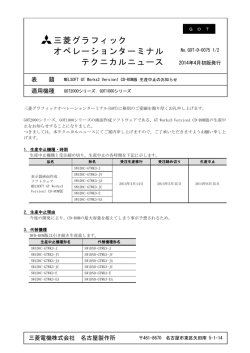 MELSOFT GT Works3 Version1 CD-ROM版 生産中止の