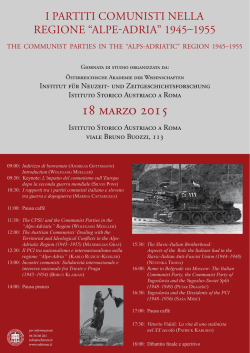 alpe-adria invito-programma - Istituto Storico Austriaco Roma