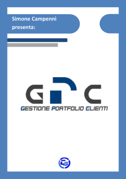 Simone Campenn&igrave; presenta: