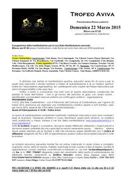 Programma-Regolamento - ASD Dirty Bike Castelvetrano