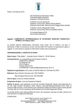 Logistica - Federazione Ginnastica d`Italia