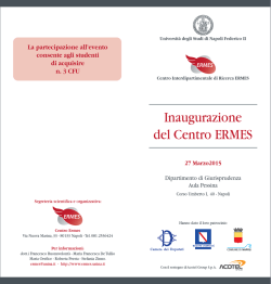 Invito De Minico - Ordine degli Ingegneri della provincia di Napoli