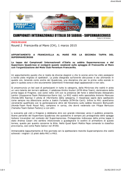 Comunicato integrale QUI