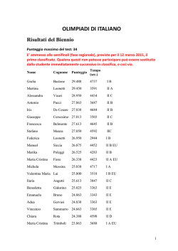 partecipanti olimpiadi italiano