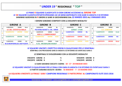 Prospetto 2 Fase U19R