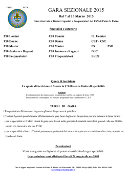 programma - TSN Ponte San Pietro