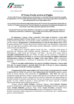 2702_ Il Treno Verde arriva a Bari
