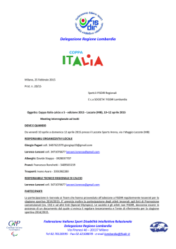 Circolare Coppa Italia di calcio a 5