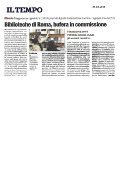 Biblioteche di Roma, bufera in commissione